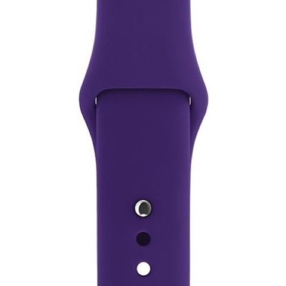 NEW Ultraviolet Silicone Band For Apple Watch 38 - Picture 2 of 3